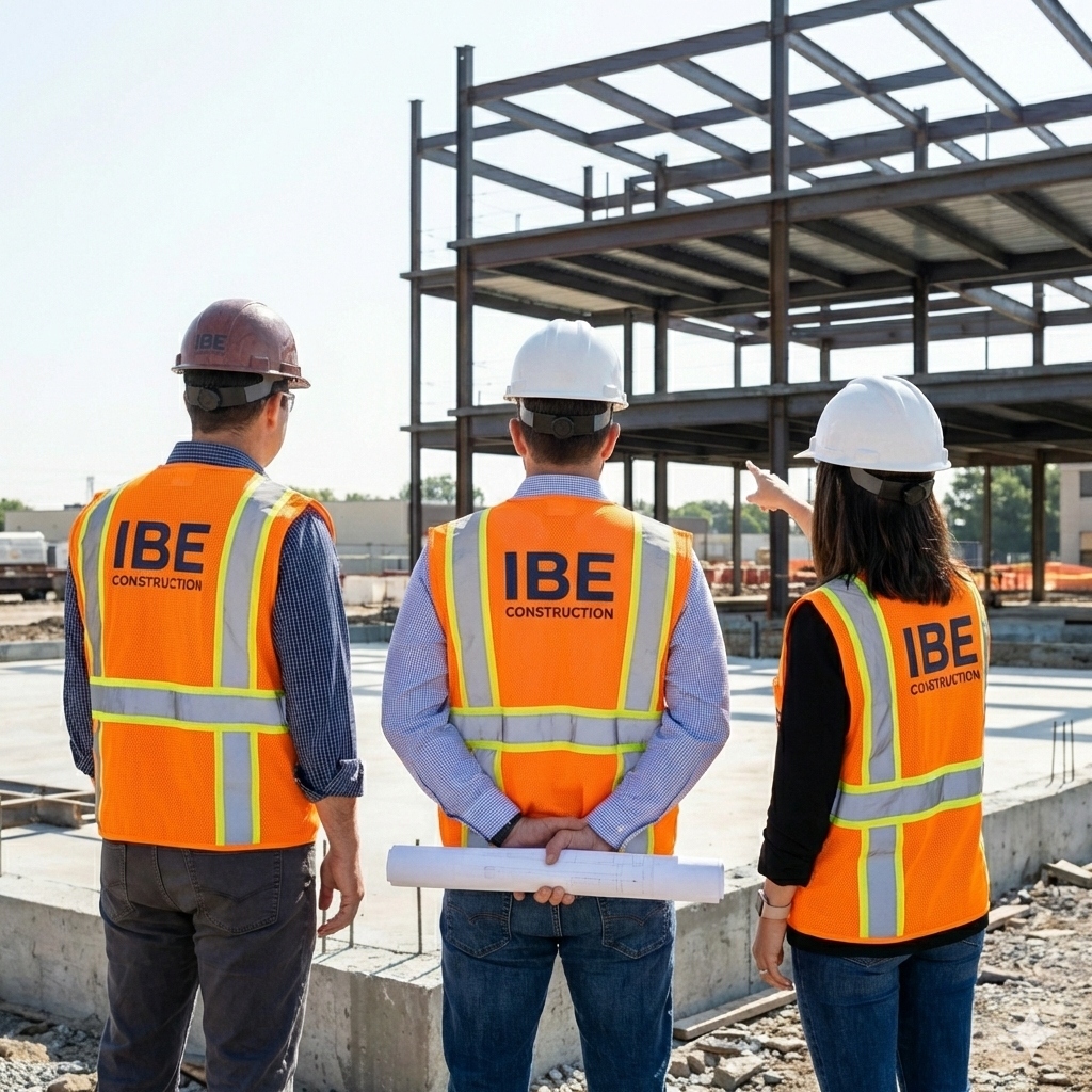 Ingénieurs IBE sur site